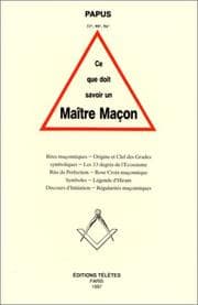 Tapa de Ce que doit savoir un maître maçon