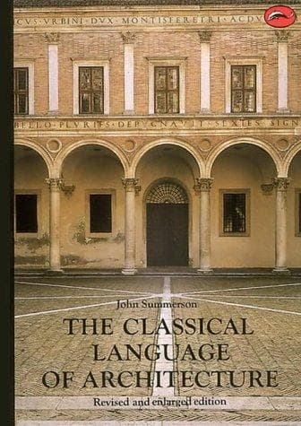 Tapa de The Classical Language of Architecture