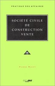Tapa de Société civile de construction vente