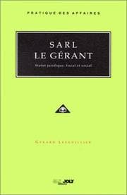 Tapa de SARL - le gérant