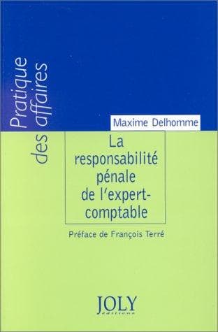 Tapa de La Responsabilité pénale de l'expert-comptable