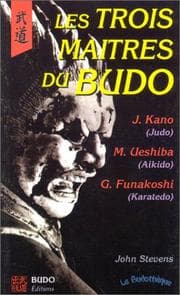 Tapa de Les Trois Maitres du budo. Jigoro Kano, Morihei Ueshiba, Gichin Funakoshi