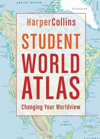 Tapa de HarperCollins Student World Atlas