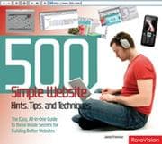 Tapa de 500 Simple Website Hints, Tips, and Techniques