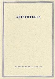 Tapa de Meteorologie/Ueber Die Welt (Aristoteles Werke)