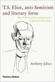 Tapa de T.S. Eliot, anti-semitism, and literary form