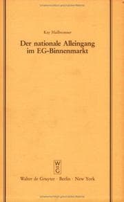 Tapa de Nationale Alleingang Im Eg-Binnenmarkt