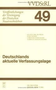 Tapa de Deutschlands Aktuelle Verfassungslage