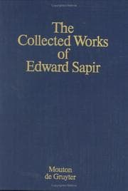 Tapa de The Collected Works of Edward Sapir Vol. VI