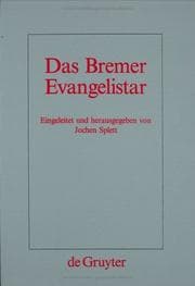 Tapa de Das Bremer Evangebistar (Quellen Und Forschungen Zur Sprach- Und Kulturgeschichte der)