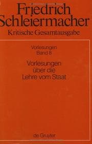 Tapa de Friedrich Daniel Ernst Schleiermacher Kritische Gesamtausgabe