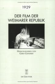 Tapa de Film der Weimarer Republik