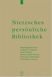 Tapa de Nietzsches pers onliche Bibliothek