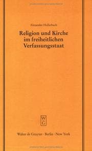 Tapa de Religion Und Kirche Im Freiheitlichen Verfassungsstaat