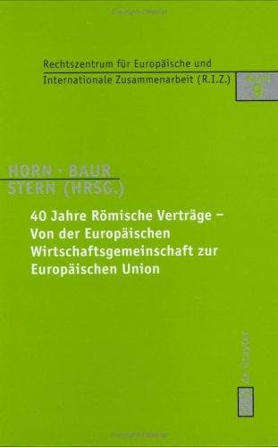Tapa de 40 Jahre Romische Vertrage
