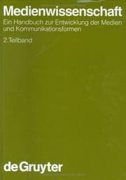 Tapa de Medienwissenschaft. 2. Teilband