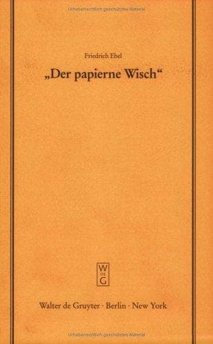 Tapa de "Der Papierne Wisch"
