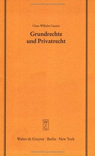 Tapa de Grundrechte und Privatrecht