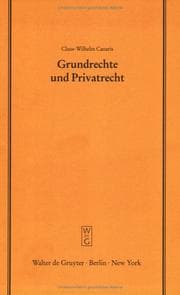Tapa de Grundrechte und Privatrecht