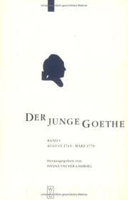 Tapa de Der Junge Goethe