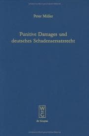 Tapa de Punitive Damages Und Deutsches Schadensersatzrecht