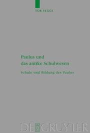 Tapa de Paulus und das antike Schulwesen: Band