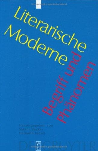 Tapa de Literarische Moderne