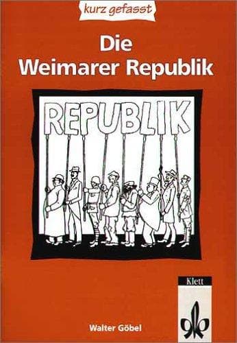 Tapa de Die Weimarer Republik