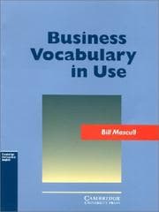 Tapa de Business vocabulary in use