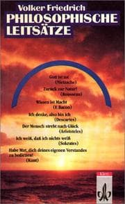 Tapa de Philosophische Leitsätze