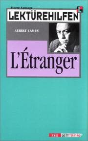 Tapa de Lektürehilfen Camus 'L' Etranger'