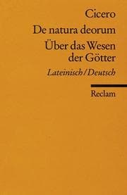 Tapa de De natura deorum / Über das Wesen der Götter. Zweisprachige Ausgabe