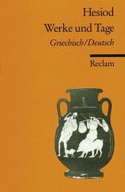 Tapa de Werke und Tage. Zweisprachige Ausgabe. Griechisch / Deutsch