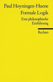 Tapa de Formale Logik. Eine philosophische Einführung