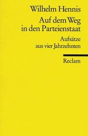 Tapa de Auf dem Weg in den Parteienstaat. Aufsätze aus vier Jahrzehnten