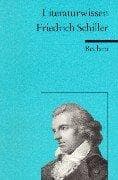 Tapa de Friedrich Schiller. Literaturwissen für Schule und Studium.