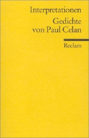 Tapa de Gedichte von Paul Celan