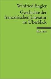 Tapa de Geschichte der französischen Literatur im Überblick