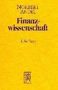 Tapa de Finanzwissenschaft