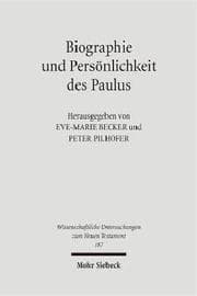 Tapa de Biographie und Persönlichkeit des Paulus