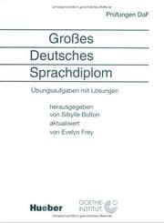 Tapa de Großes Deutsches Sprachdiplom. Übungsaufgaben mit Lösungen