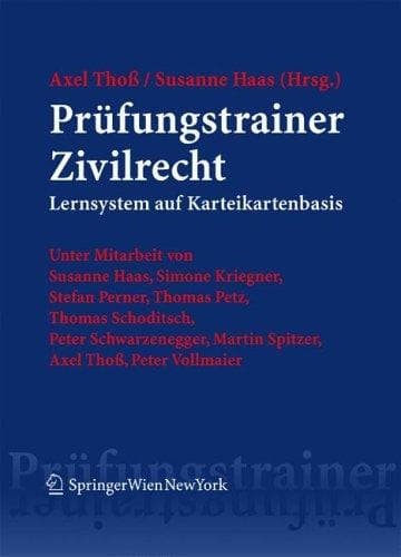 Tapa de Prüfungstrainer Zivilrecht