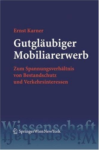 Tapa de Gutgläubiger Mobiliarerwerb