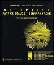 Tapa de Objectile, Patrick Beaucé + Bernard Cache
