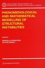 Tapa de Phenomenological and mathematical modelling of structural instabilities
