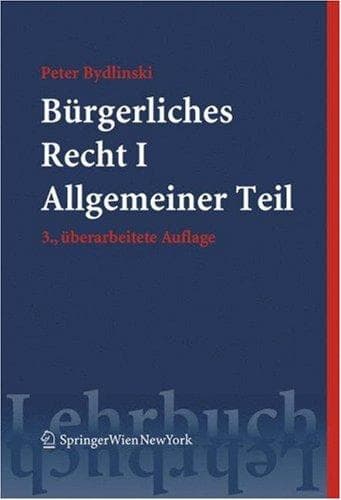 Tapa de Bürgerliches Recht I