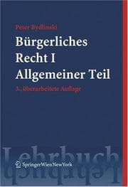 Tapa de Bürgerliches Recht I