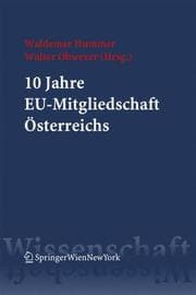 Tapa de 10 Jahre EU-Mitgliedschaft Österreichs