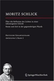 Tapa de Über die Reflexion des Lichtes in einer inhomogenen Schicht / Raum und Zeit in der gegenwärtigen Physik