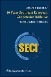 Tapa de 10 Years Southeast European Cooperative Initiative